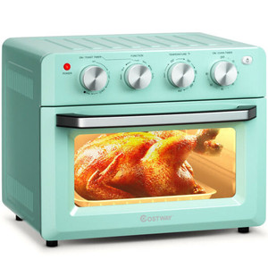 Costway 19 Qt Dehydrate Convection Air Fryer Toaster Oven with 5 Accessories-Green B593-WalmartES10295US-GN