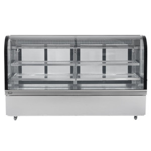  Refrigerated Display Case, 32 Cu.Ft./901L Large Pastry Display Case, 4-Tier Commercial Display Ref E415-SSZSJLDHX32CG1V9UV1