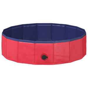  Children Swimming Pool Folding Red  31.50 x 7.87 in A949-3416315
