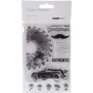 Barber Shoppe Collection Clear Acrylic Stamps N274-FC01362692