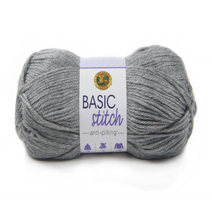 Lion Brand Basic Stitch AntiPilling Yarn Silver Heather N274-FC01035796