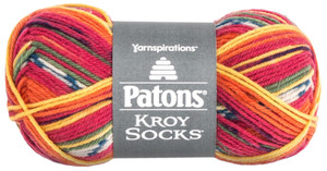 Patons Kroy Socks Yarn Mexicala Stripes 1 pack of 1 Skein N274-FC01318021