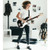 Electric Bass Guitar Full Size 4 String  Strap Guitar-Black B593-GF34526