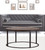 36" Natural And Brown Reclaimed Wood And Metal Round Coffee Table N270-402119