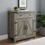 Rustic Farmhouse Barn Door Accent Storage Cabinet Grey Wash Q280-GWH981482