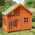 Dog Kennel Brown and Green Solid Pine Wood, Plywood A949-172267