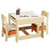 Kids Table and 2 Chairs Set, Toddler Table and Chair Set with Storage Space under the Table, Cloth  E415-DCWETZYYMSHBB3R90001V0