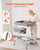 Baby Changing Table, Foldable Diaper Change Station with Side Basket, Adjustable Height Portable Ch E415-ZDNBTQHSXXSDBQAAV001V0
