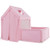 Kids Play Tent with Playpen 2-in-1 Toddler Playhouse with Yard-Pink - Color: Pink D681-TP10471PI