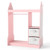 Kids Play Armoire Dresser with Cloth Hanger-Pink - Color: Pink D681-TP10455PI