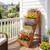 5-tier Vertical Raised Garden Bed Wood Elevated Planter Box with Legs-Orange B593-GT4655