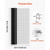 Hardware Cloth 60 in x 50 ft, 1/2 in 19 Gauge Galvanized Wire Mesh Roll, Weather-Resistant Vinyl Co E415-JSGSWL60IN50H3C6C001V0