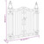 Garden Gate Black 47.6"x3.1"x47.2" Wrought Iron A949-363431