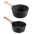  Saucepan Set, 1.5 QT & 2.5 QT Nonstick Saucepan with Glass Lids, Multipurpose Cooking Sauce Pots w E415-LZJG15QT25QTQSWB3001V0