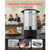  Commercial Coffee Urn, 40 Cup 6 L Hot Beverage Dispenser with Dripless Faucet, Quick-Brewing Comme E415-SYKFTJXSDCBXWPXR9001V1