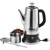  12-Cup Electric Percolator Coffee Pot, 304 Stainless Steel Coffee Percolator with Keep Warm Functi E415-DDGLKFHBXG18KX4BAV1