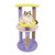 29 Inches Cute Modern Cat Tree with Star and Moon Shaped Platforms-Blue B593-PV10479