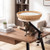 Cat Desk Bed with Removable Padded Cushion for Indoor Cats-Natural - Color: Natural D681-PV10439BN
