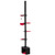 Floor to Ceiling Gothic Cat Tree 97-118 Inches Adjustable 5-Tier with Condo-Black B593-PV10462