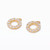 Fashion Round CZ DIY Earring Pendant 925 Sterling Silver Charm R866-MLYF_585895545059