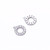 Fashion Round CZ DIY Earring Pendant 925 Sterling Silver Charm R866-MLYF_585895545059