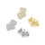 Cute CZ Moon Flower Key Cloud Star Circle 925 Sterling Silver DIY Charm R866-MLYF_597426945341