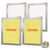  Screen Printing Kit, 4 Pieces Aluminum Silk Screen Printing Frames, 20x24inch Silk Screen Printing E415-SYKJD43552024EJJNV0