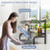 2 Tier Adjustable Over Sink Dish Drying Rack with 8 Hooks B593-KC53791