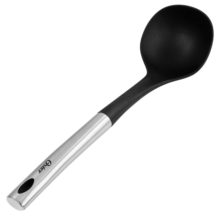 Oster Baldwyn Nylon Ladle Kitchen Utensil with Stainless Steel Handle D970-126304.01
