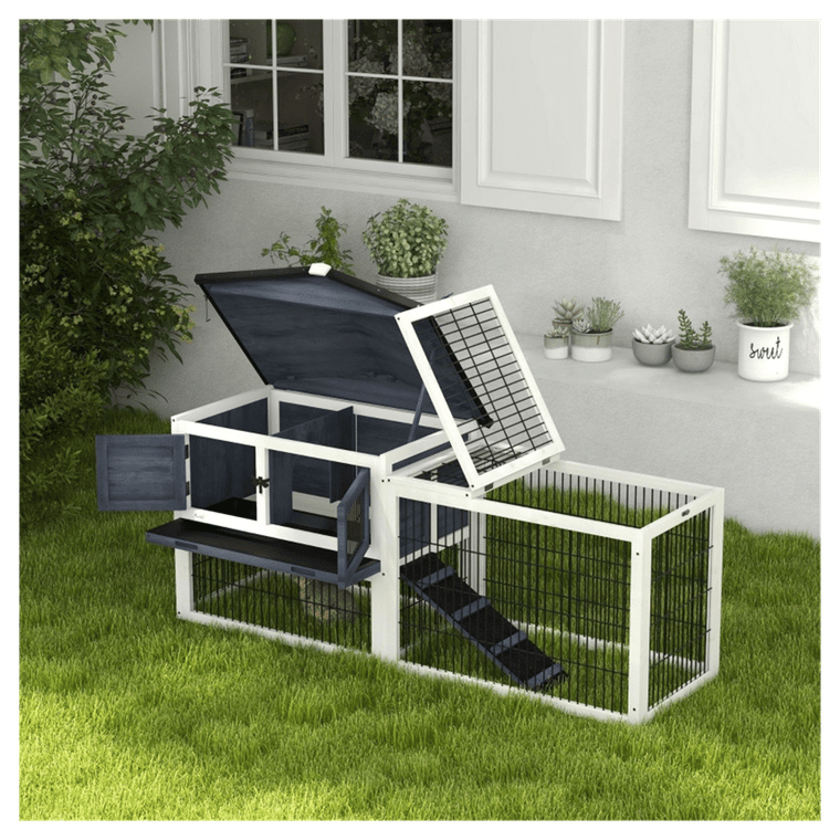 Outdoor Rabbit Hutch T575-S0671435862