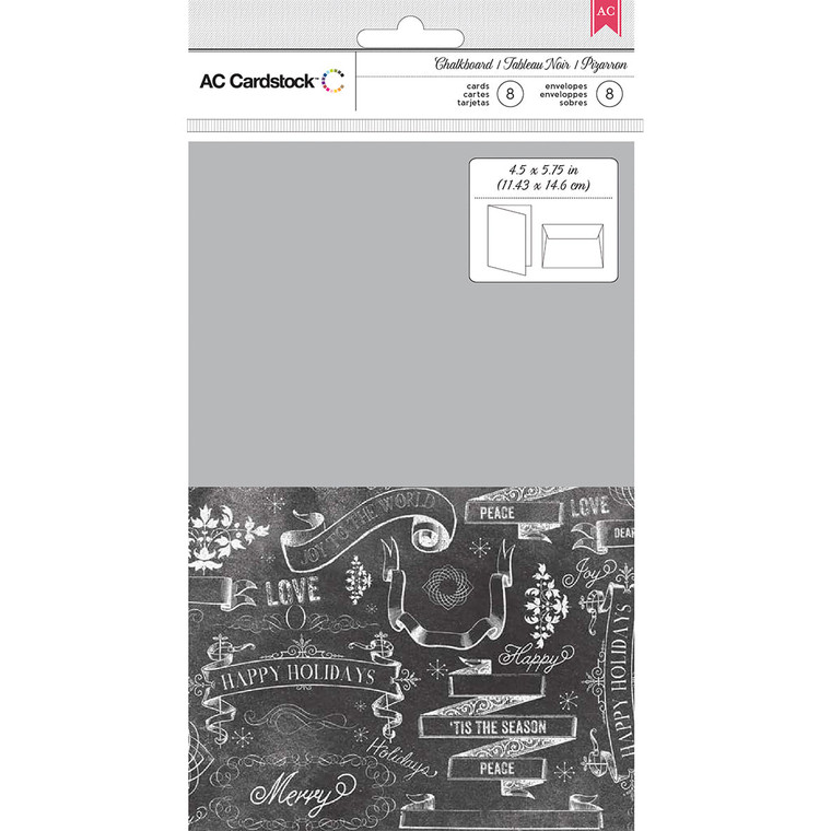 Cards With Envelopes Chalkboard N274-FC01987431