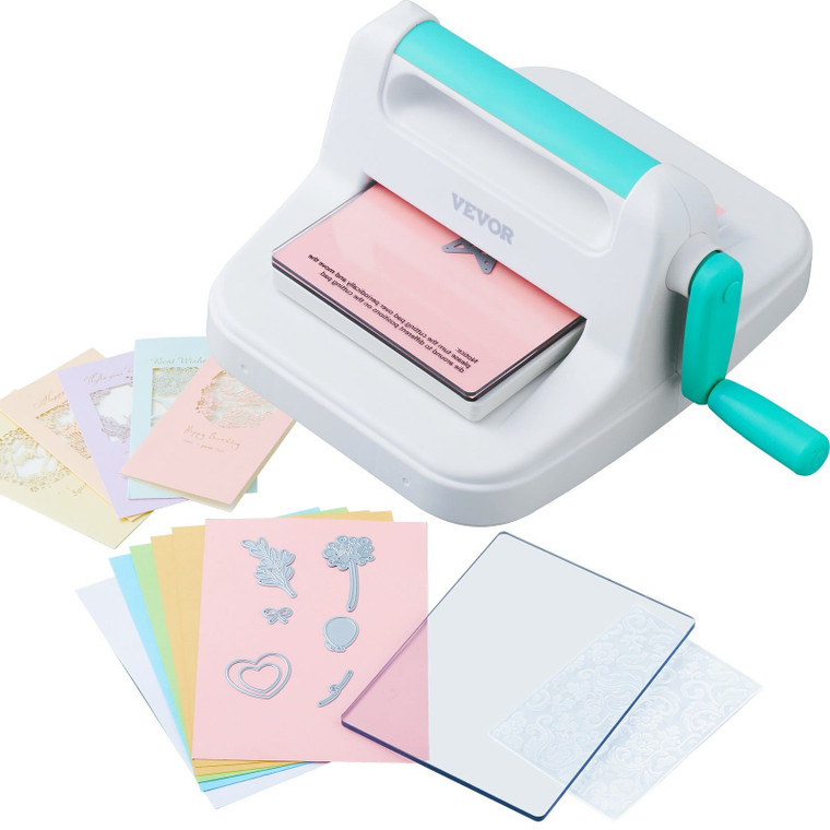  Manual Die Cutting & Embossing Machine, Portable Cut Machines, 6 inch Opening Scrapbooking Machine E415-MQJSD6FTS94NQZ89KV0
