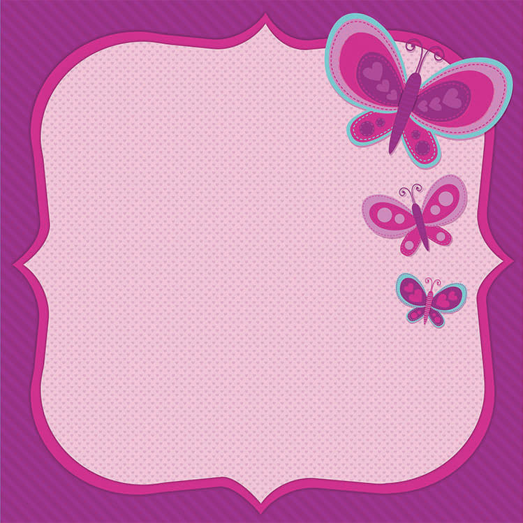 Scrapbook Paper 3D Butterfly 12 X 12 Inches N274-FC016442933