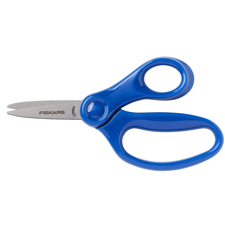 Fiskars Pointed tip Kids Scissors 5 in. Bulk WEB Blue 1 Pack of 1 Piece N274-FC01051973