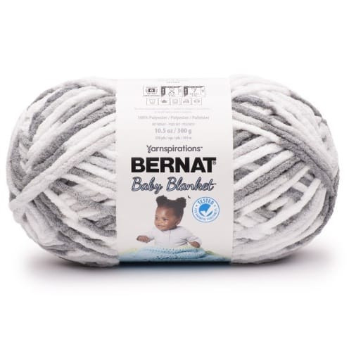 Bernat Baby Blanket Big Ball Yarn-Dapple Gray (Pack OF 2) N274-NM01685797_2