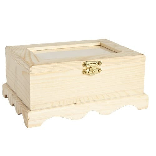 CousinDIY Unfinished Wood Frame Box 6.5x4.8x2.8- (Pack of 3) N274-NM01683733_3