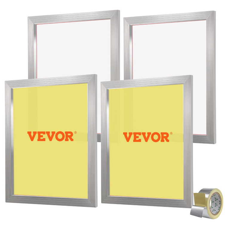  Screen Printing Kit, 4 Pieces Aluminum Silk Screen Printing Frames, 20x24inch Silk Screen Printing E415-SYKJD43552024EJJNV0