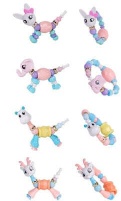 Color: MOUSY MOUSE - Party Pets Beaded DIY Necklace, Bracelet And Toy K290-40118688219222