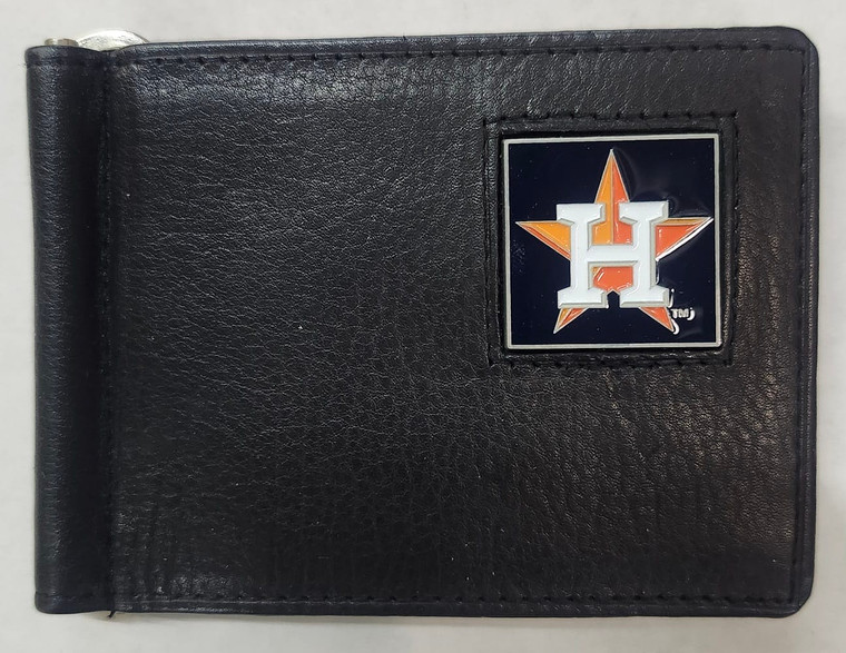 Houston Astros Wallet Leather Billfold Clip Wallet Z157-5460330747