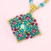 2-Hole MINIDUO 2x4mm Czech Glass Beads MATTE METALLIC FLAX