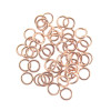 5mm Rose Gold Plated 20 gauge OPEN ROUND JUMP RINGS