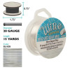 SILVER PLATED BeadSmith Craft Wire 28 Gauge
