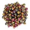 Chinese Crystal Rondelle Beads 3x2mm RASPBERRY IRIS
