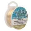 BeadSmith Craft Wire 20 Gauge GOLD PLATED 6 Yard Spool