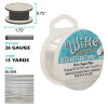 SILVER PLATED BeadSmith Craft Wire 26 Gauge