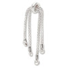 Silver Plated Adjustable SLIDING CHAIN Bracelet End