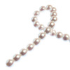 Czech Glass Pearls 8mm Round IRIDESCENT WHITE