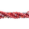 Crystal Lane Twisted Bead Strands Dahlia RED MIX