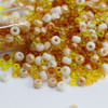 seed bead mix, amber, palette, caramel, spring summer 2021, limited edition