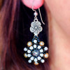 The Crystal Conservatory earrings from Orchid and Opal 